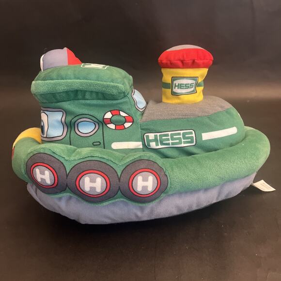 HESS | 2023 Plush Tugboat Toy With Lights and Sounds | Tested & Works | EUC - Picture 2 of 10